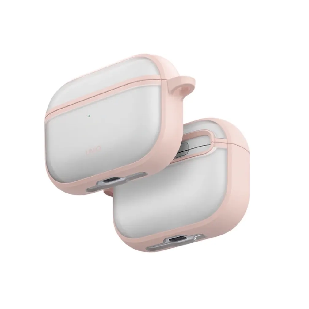 Чехол Uniq для Airpods Pro 3 Veren Shockproof, розовый
