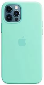 Чехол силиконовый MagSafe iPhone 12/12 Pro, мятный