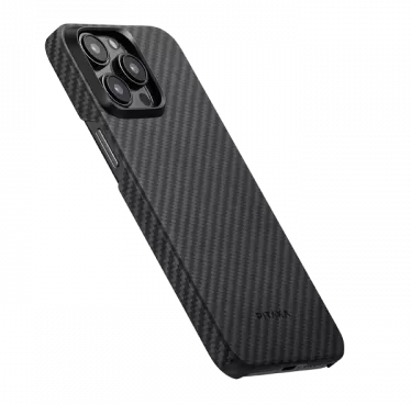 Чехол Pitaka MagEZ Case 4 Kevlar для iPhone 15 Pro Max, черно-серый
