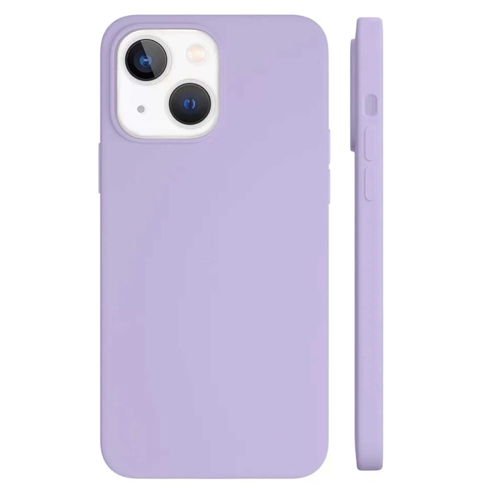 Чехол "vlp" Silicone case with MagSafe для iPhone 14, сиреневый