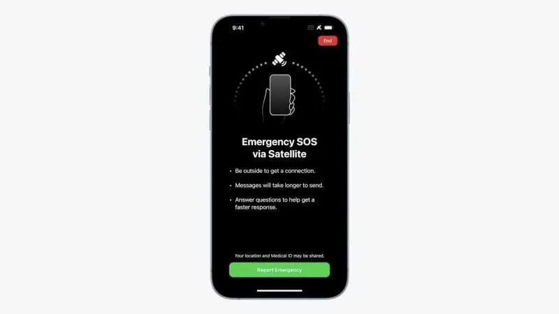 Спутниковая связь в iPhone 14