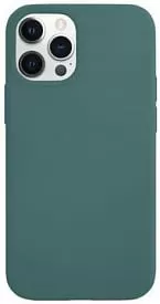 Чехол силиконовый MagSafe iPhone 12/12 Pro, тёмно-зелёный