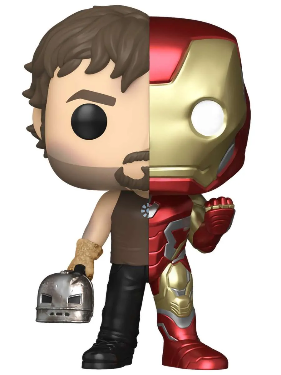 Фигурка Funko POP! Bobble Marvel Infinity Saga Split Tony Stark/Iron Man (Exc) (1569)