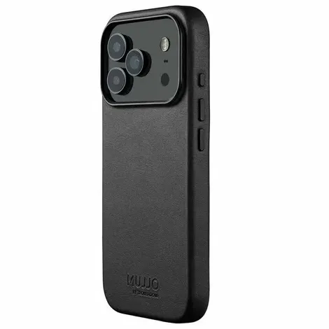 Чехол Mujjo Leather для iPhone 17 Pro, черный