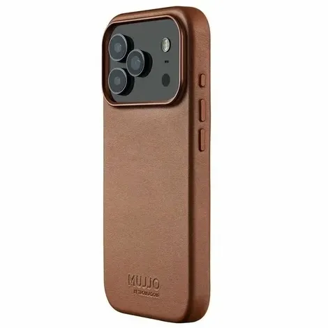 Чехол Mujjo Leather для iPhone 17 Pro Max, песочный