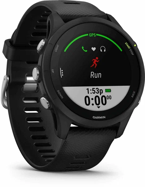 Умные часы Garmin Forerunner 255 Music 45 мм, черный (010-02641-30)