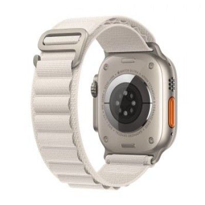 Apple Watch Ultra 49 мм, ремешок Alpine цвета «сияющая звезда», размер L