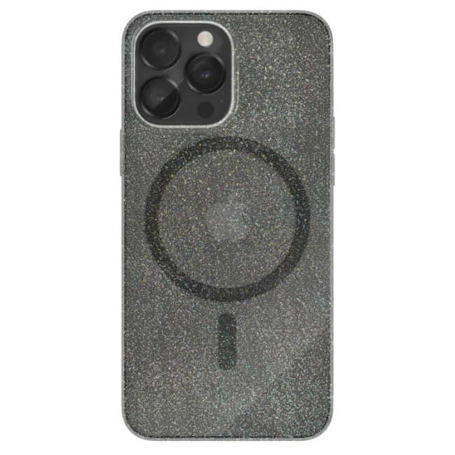 Чехол защитный "vlp" Starlight Case with MagSafe для iPhone 14 Pro, черный