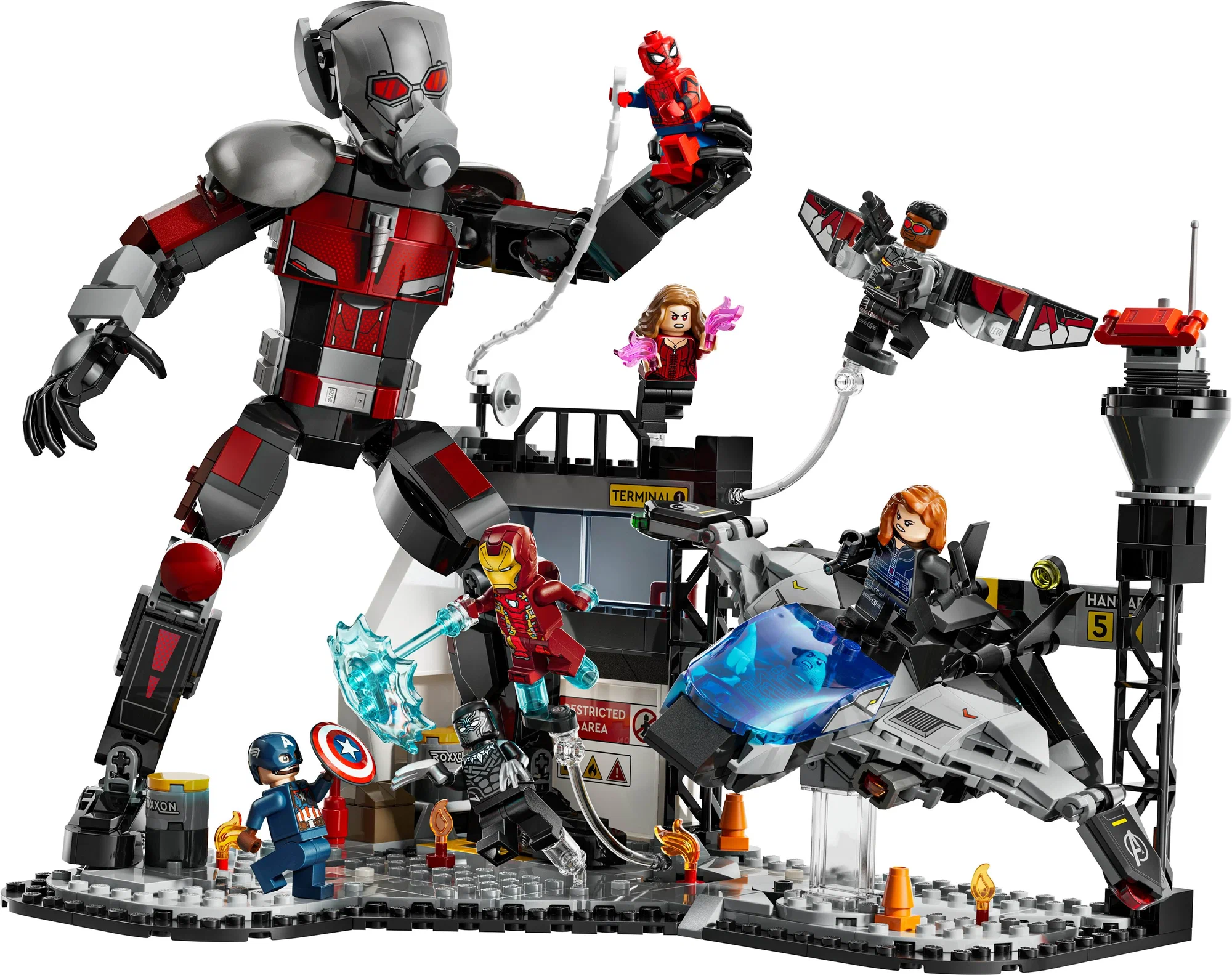 LEGO Marvel 76314 - Капитан Америка: Противостояние