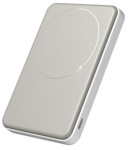 Внешний аккумулятор "vlp" Solid Energy 5000 mAh, Qi2 20W, белый