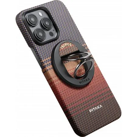 Чехол Pitaka Tactile Woven Case Grip для iPhone 16 Pro Max, Sunset