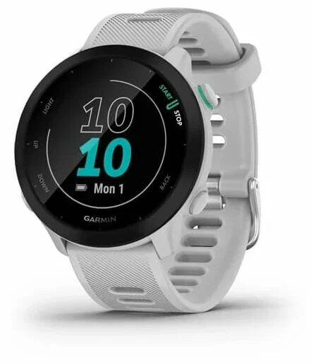 Умные часы Garmin Forerunner 55 42 мм, белый (010-02562-11)