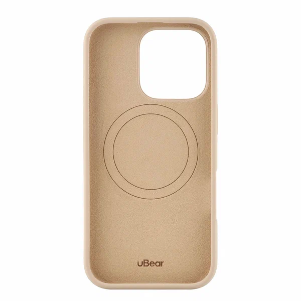 Чехол защитный uBear Touch Mag Case, iPhone 16 Pro, MagSafe, латте