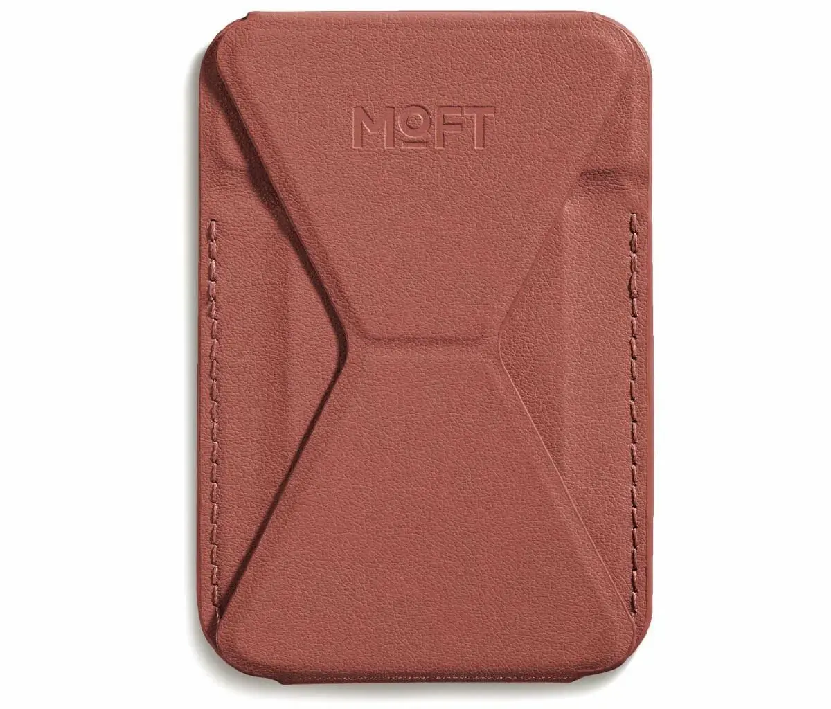 Картхолдер и подставка для телефона MOFT Snap On MOVAS, коричневый