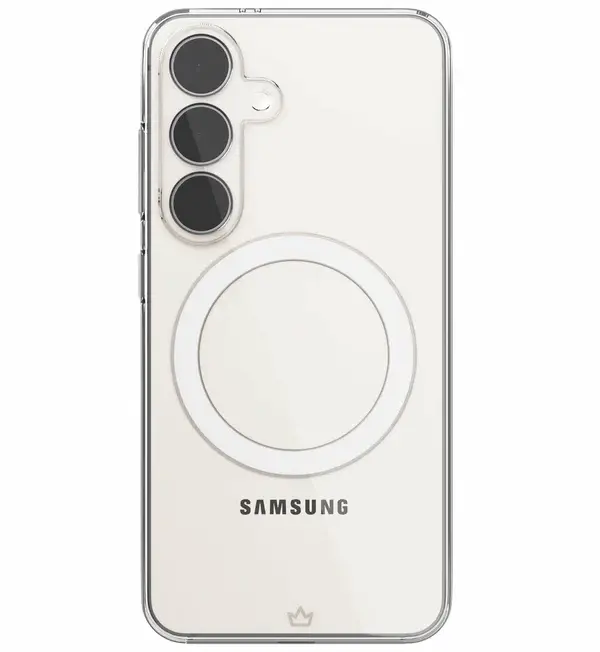 Чехол защитный VLP Puro Case c MagSafe для Samsung S25 Plus, прозрачный