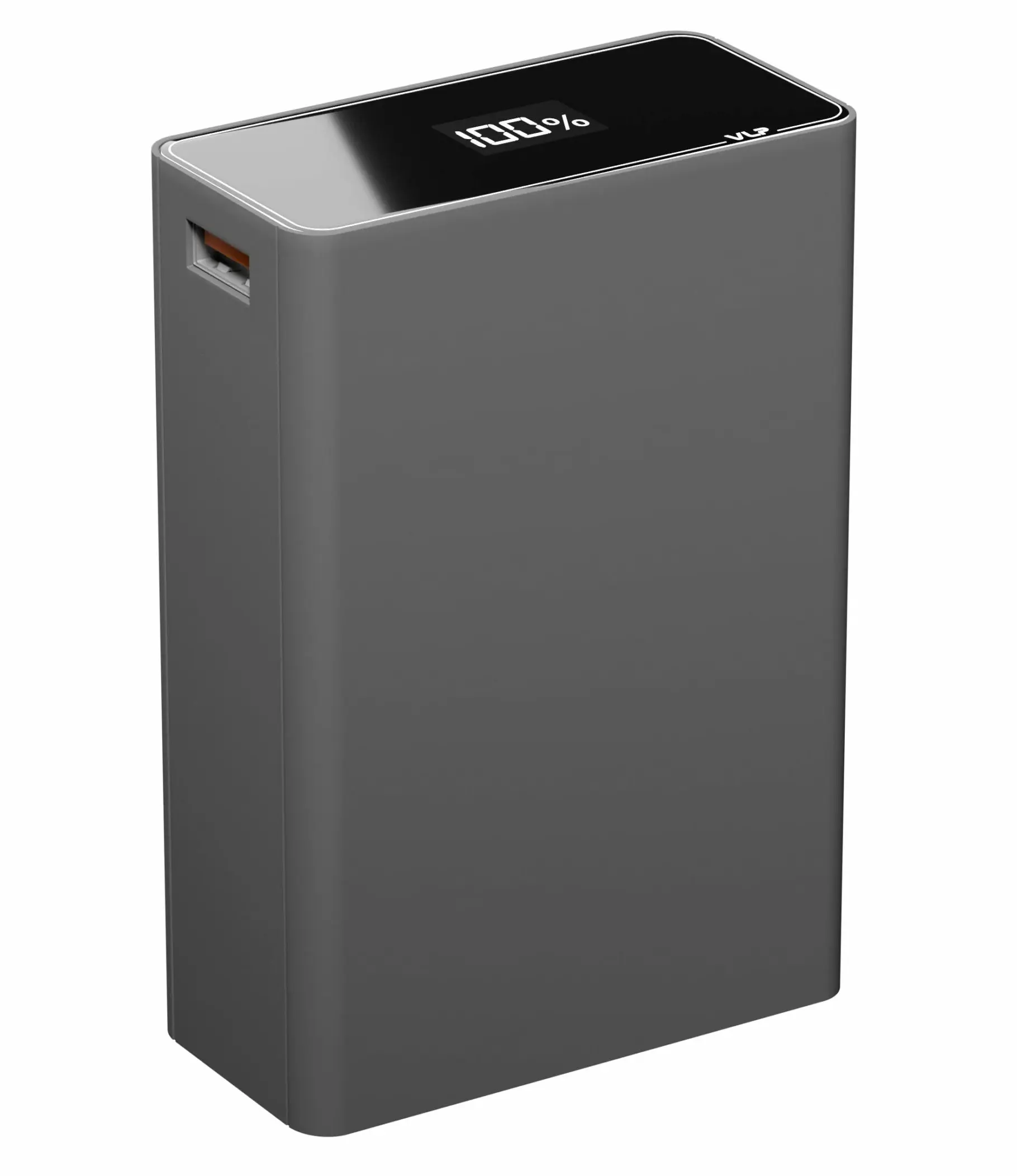 Внешний аккумулятор "vlp" B-Energy 20000mAh 65W, USB-C+USB-A, серый