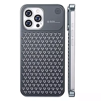 Алюминиевый чехол в стиле Mac Pro для iPhone 14 Pro Max, серый космос