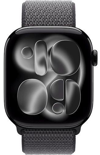 Apple Watch Series 11 Sport Loop 42 мм, черный глянец