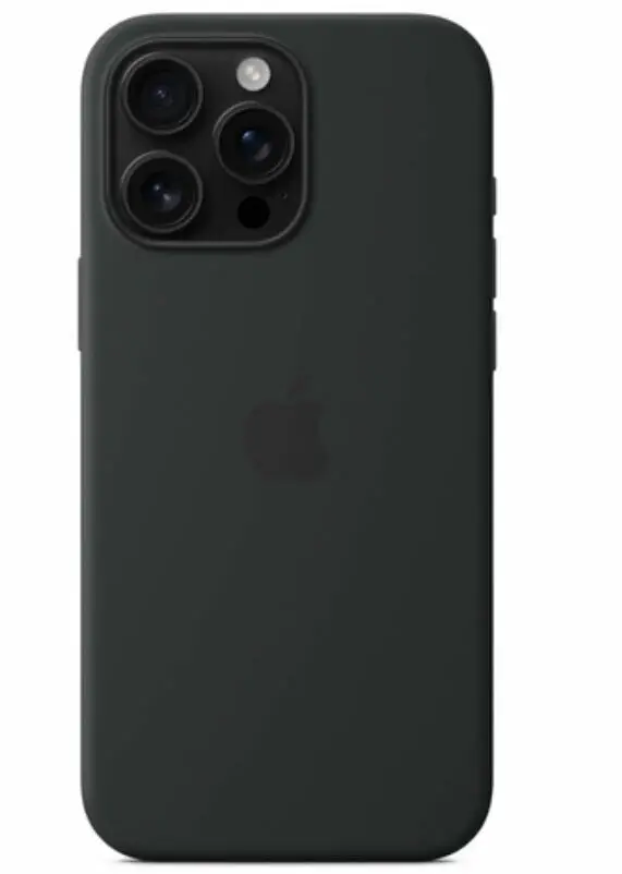 Чехол силиконовый MagSafe iPhone 16 Pro Max, черный