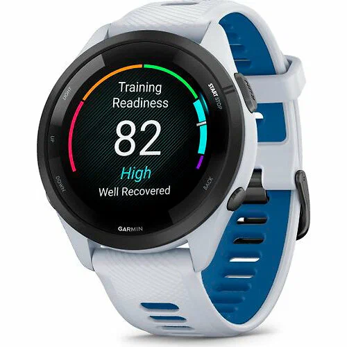 Умные часы Garmin Forerunner 265 46 мм, бело-синий (010-02810-11)