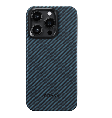 Чехол Pitaka MagEZ Case 4 Kevlar для iPhone 15 Pro, черно-синий