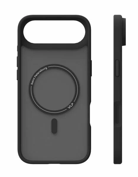 Чехол защитный "vlp" LITE Bloom Case с MagSafe для iPhone Air, черный