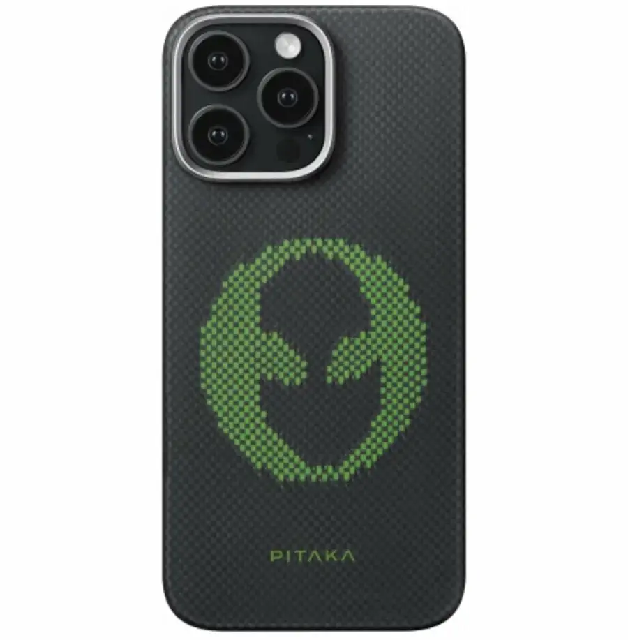 Чехол Pitaka Aries Tactile Woven Case для iPhone 16 Pro Max (Alien)