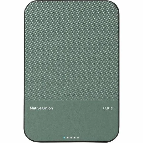 Внешний аккумулятор Native Union MagSafe 5000mAh, зеленый