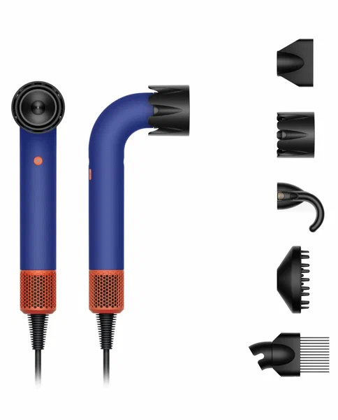 Фен Dyson Supersonic R Pro HD18, синий/оранжевый (Vinca blue/Topaz orange)