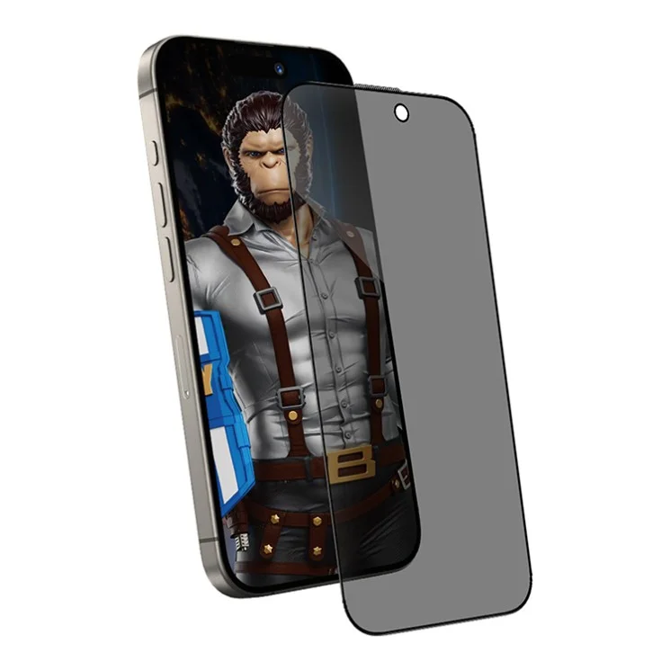 Защитное BlueO стекло для iPhone 16 Plus/15 Plus, Privacy