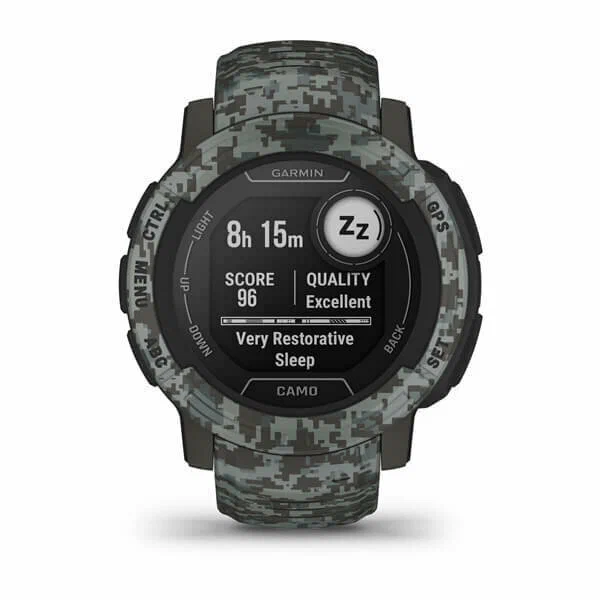 Умные часы Garmin Instinct 2 45 мм, серый камуфляж (010-02626-03)