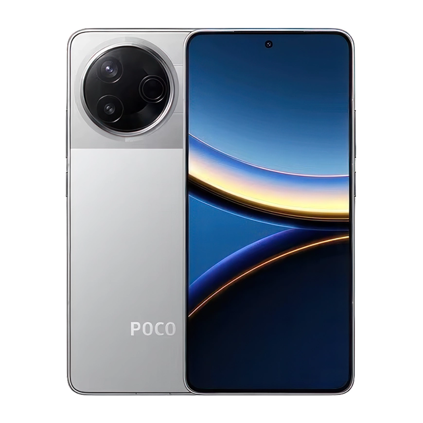 Смартфон Xiaomi POCO F7 Pro 12/512 ГБ, серебристый