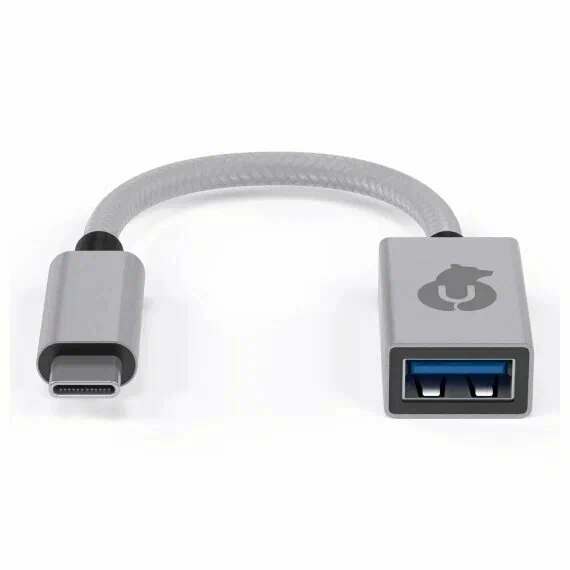 Адаптер uBear USB-C hub Link для устройств с разъемом USB-А/USB-C HB02SL01-AC, серебристый