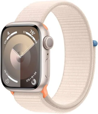 Apple Watch Series 9 Sport Loop, 45 мм, «сияющая звезда»