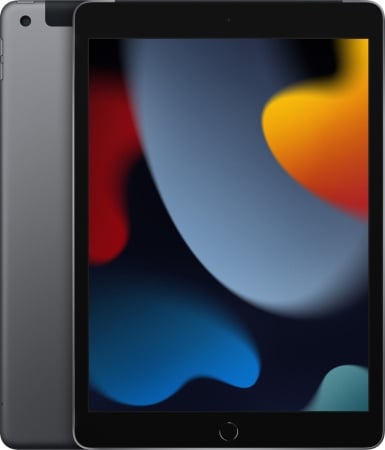 Apple iPad 10.2'' 2021 256 ГБ Wi-Fi + LTE, «серый космос»