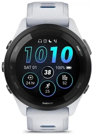 Умные часы Garmin Forerunner 265 46 мм, бело-синий (010-02810-11)