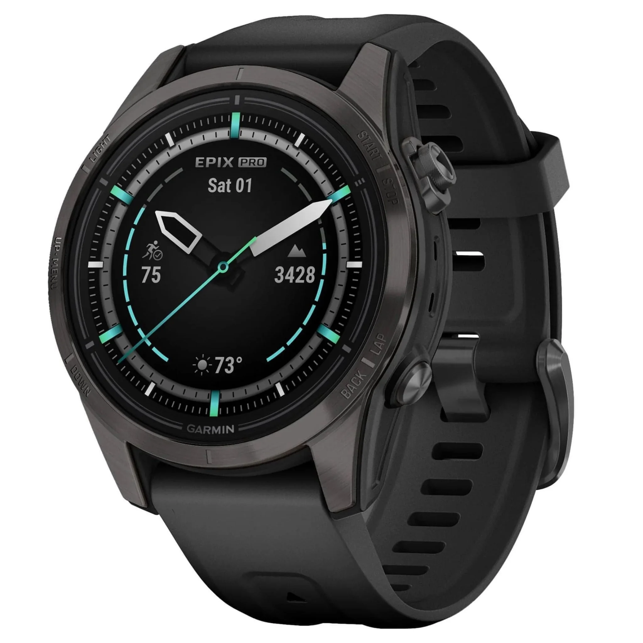 Умные часы Garmin Epix Pro Gen 2 Sapphire Edition 42 мм, серый (010-02802-15)