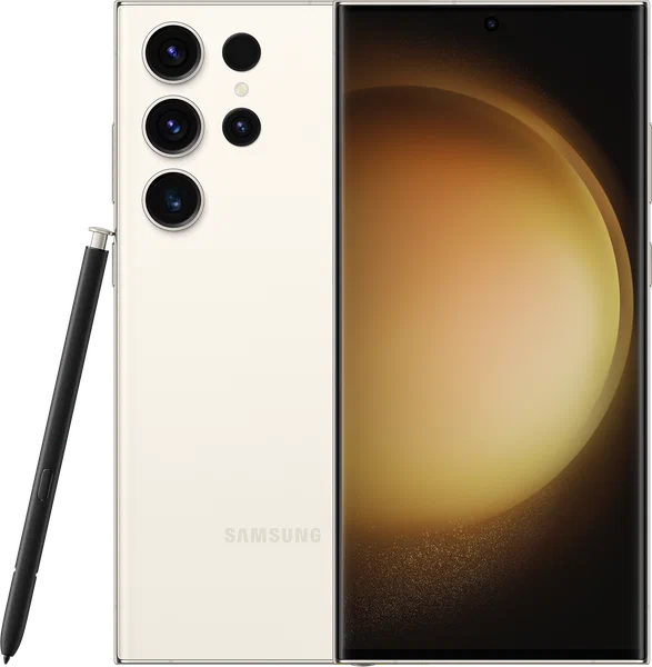 Смартфон Samsung Galaxy S23 Ultra 12/256 ГБ, бежевый (Cream)