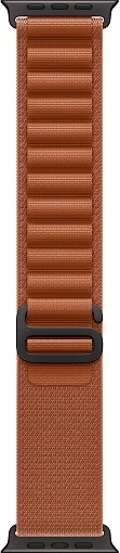 Apple Watch Ultra 3 49 мм, корпус из черного титана, ремешок Alpine терракотового цвета, размер L