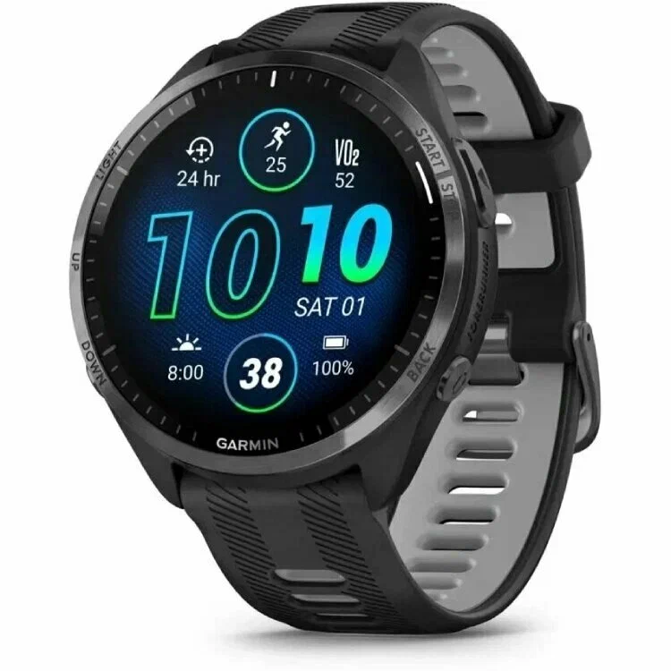 Умные часы Garmin Forerunner 965 47 мм, черный (010-02809-10)