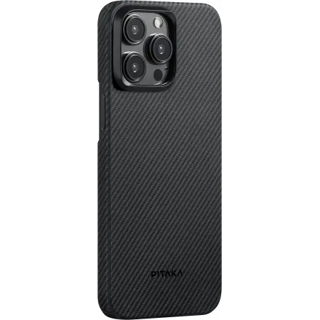 Чехол Pitaka MagEZ Case 4 для iPhone 15 Pro Max 600D, черно-серый