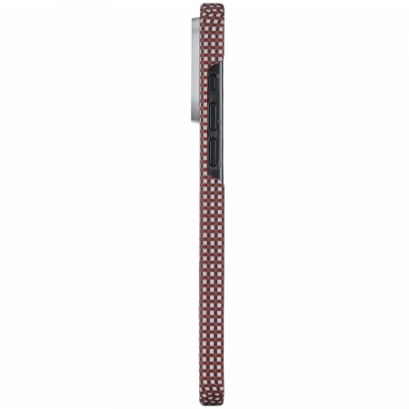Чехол Pitaka Fusion Weaving MagEZ Case 5 для iPhone 15 Pro Мах, розовый