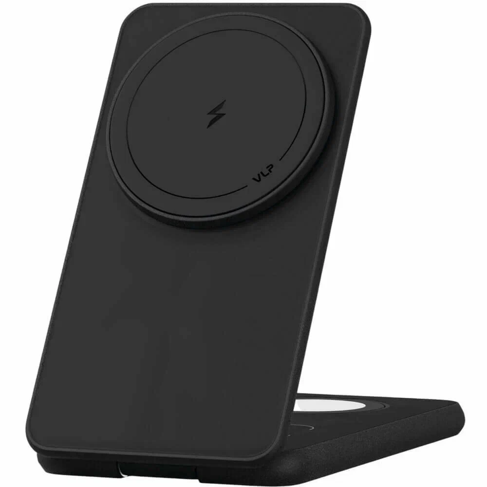 Беспроводное зарядное устройство ''vlp'' Alum Power Pro для Apple, черный титан