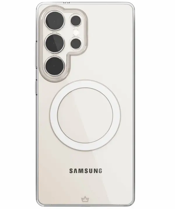 Чехол защитный VLP Puro Case с MagSafe для Samsung S25 Ultra, прозрачный