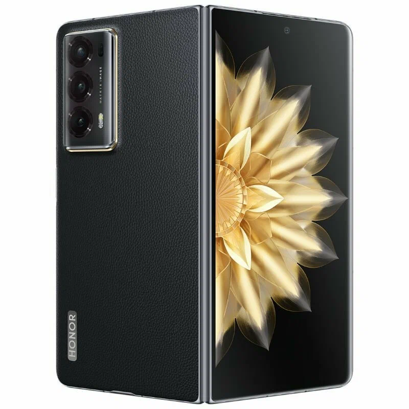 Смартфон Honor Magic V2 16/512 ГБ, черный кожаный