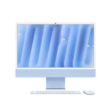Моноблок Apple iMac 24" Retina 4,5K, M4 (10C CPU, 10C GPU, 2024), 16 ГБ, 512 ГБ SSD, голубой
