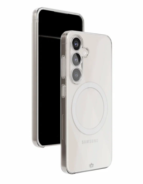 Чехол защитный VLP Puro Case c MagSafe для Samsung S25, прозрачный