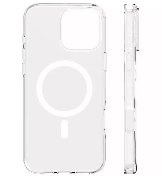 Чехол защитный "vlp" Diamond Case с MagSafe для iPhone 16 Pro, прозрачный