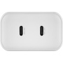 Сетевое зарядное устройство Motion 45W (2 ports USB-C) Wall charger, белый