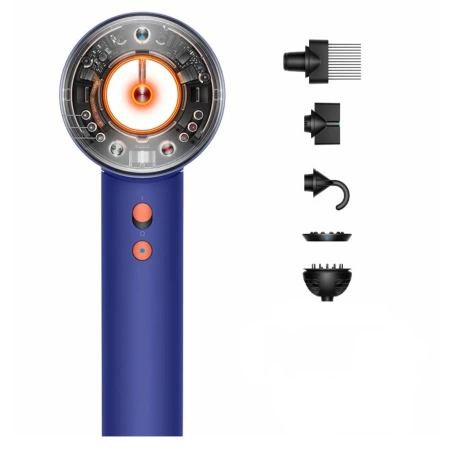 Фен Dyson Supersonic Nural HD16, синий/оранжевый (Vinca blue/Topaz orange)